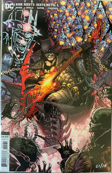 REMARQUED Dark Knights: Death Metal #1 1:25 Doug Mahnke Signed #/10 COA