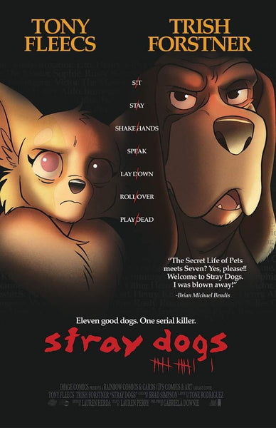 STRAY DOGS #1 - SEVEN MOVIE POSTER EXCLUSIVE LIMITED TO 500!